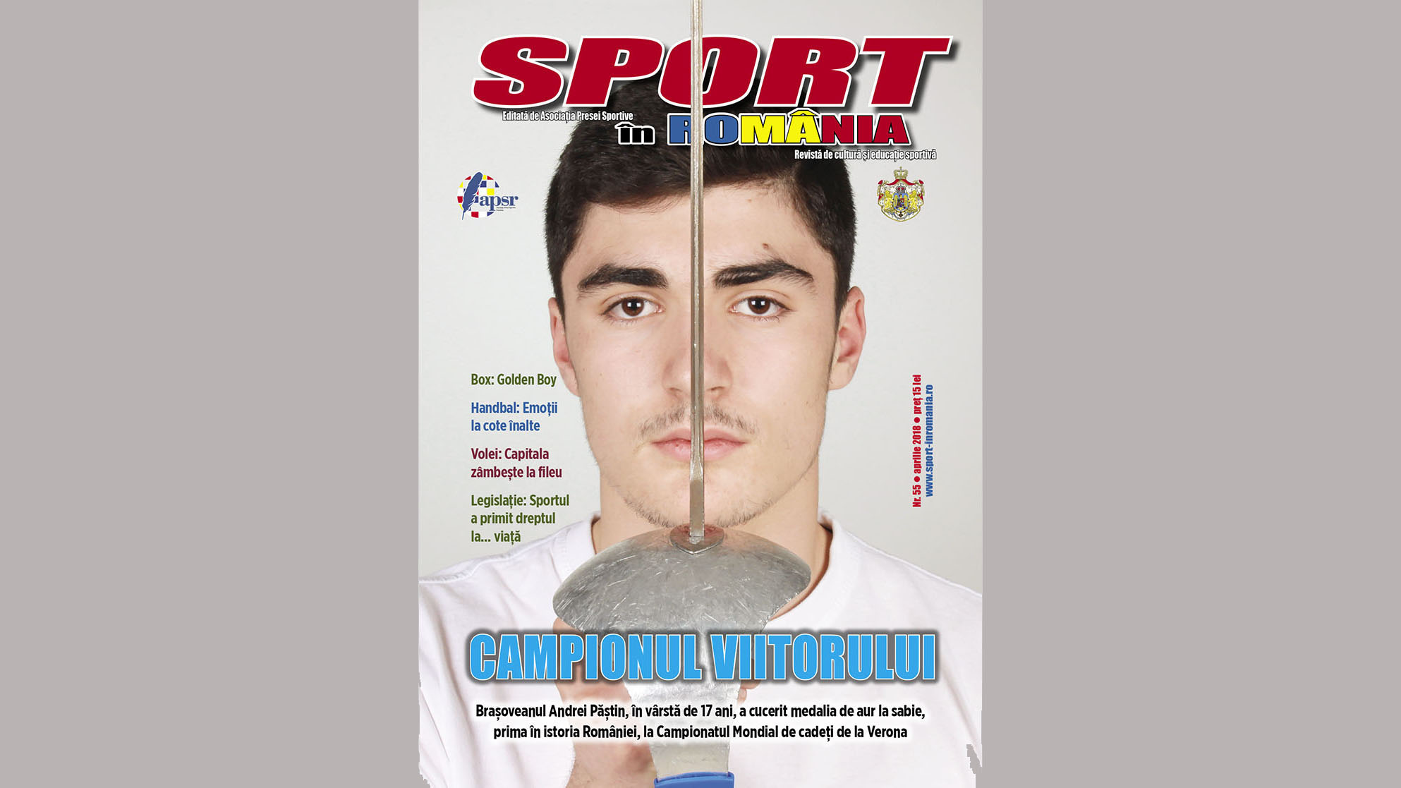 A apărut nr. 55 al revistei Sport în România
