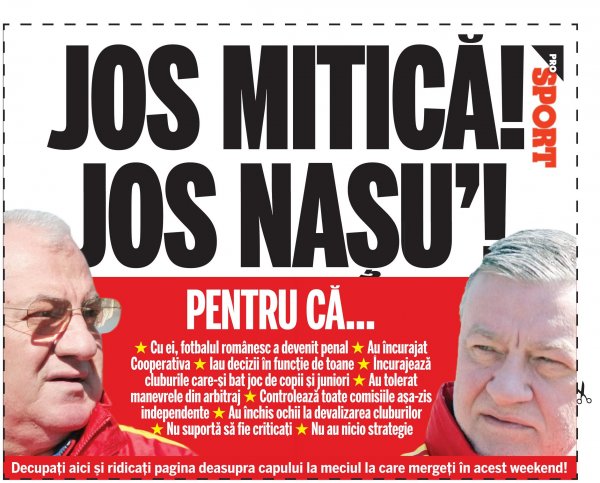 ProSport va demara initiativa de schimbare a Legii 4