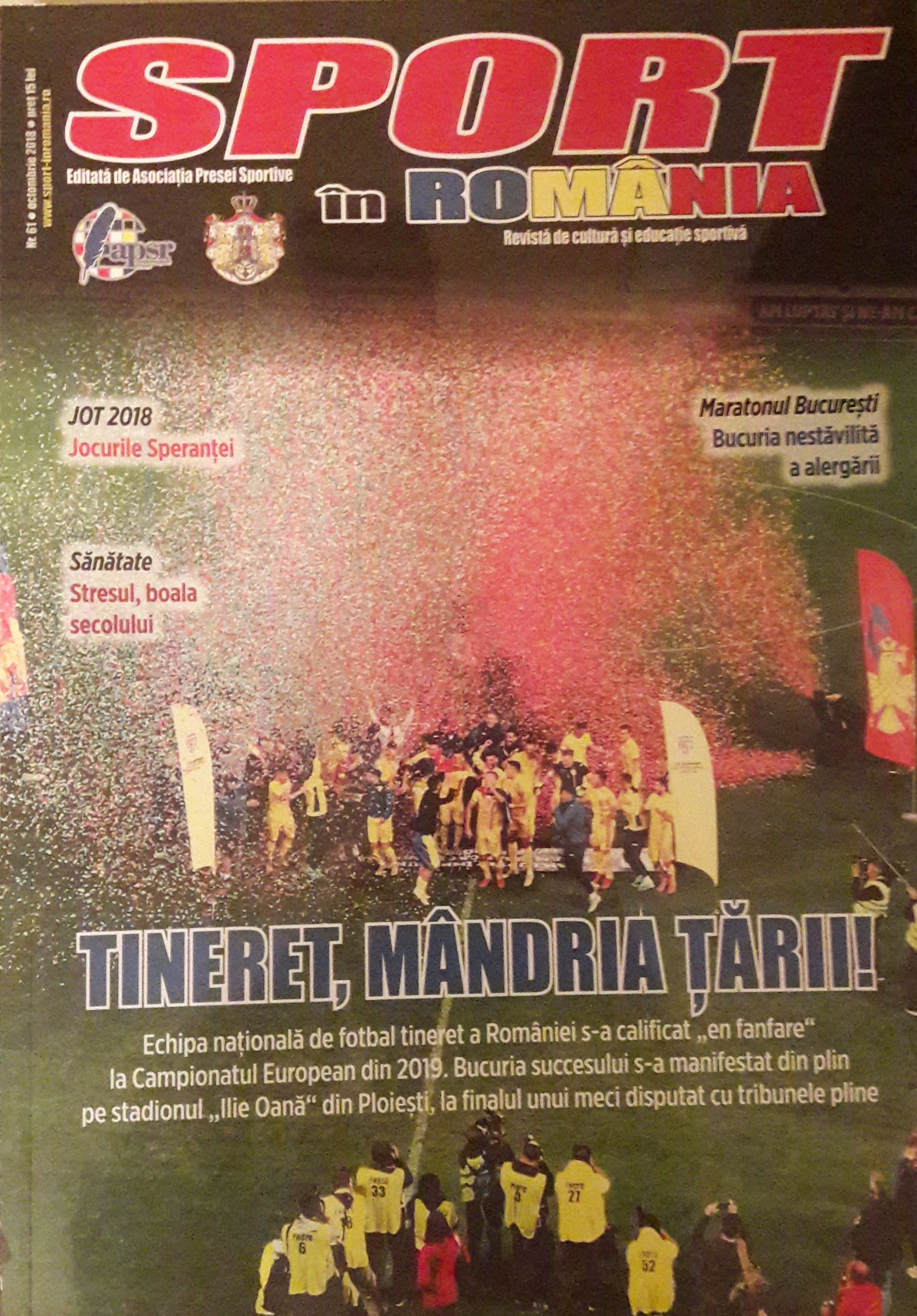 A apărut numărul 61 al revistei „Sport în România”