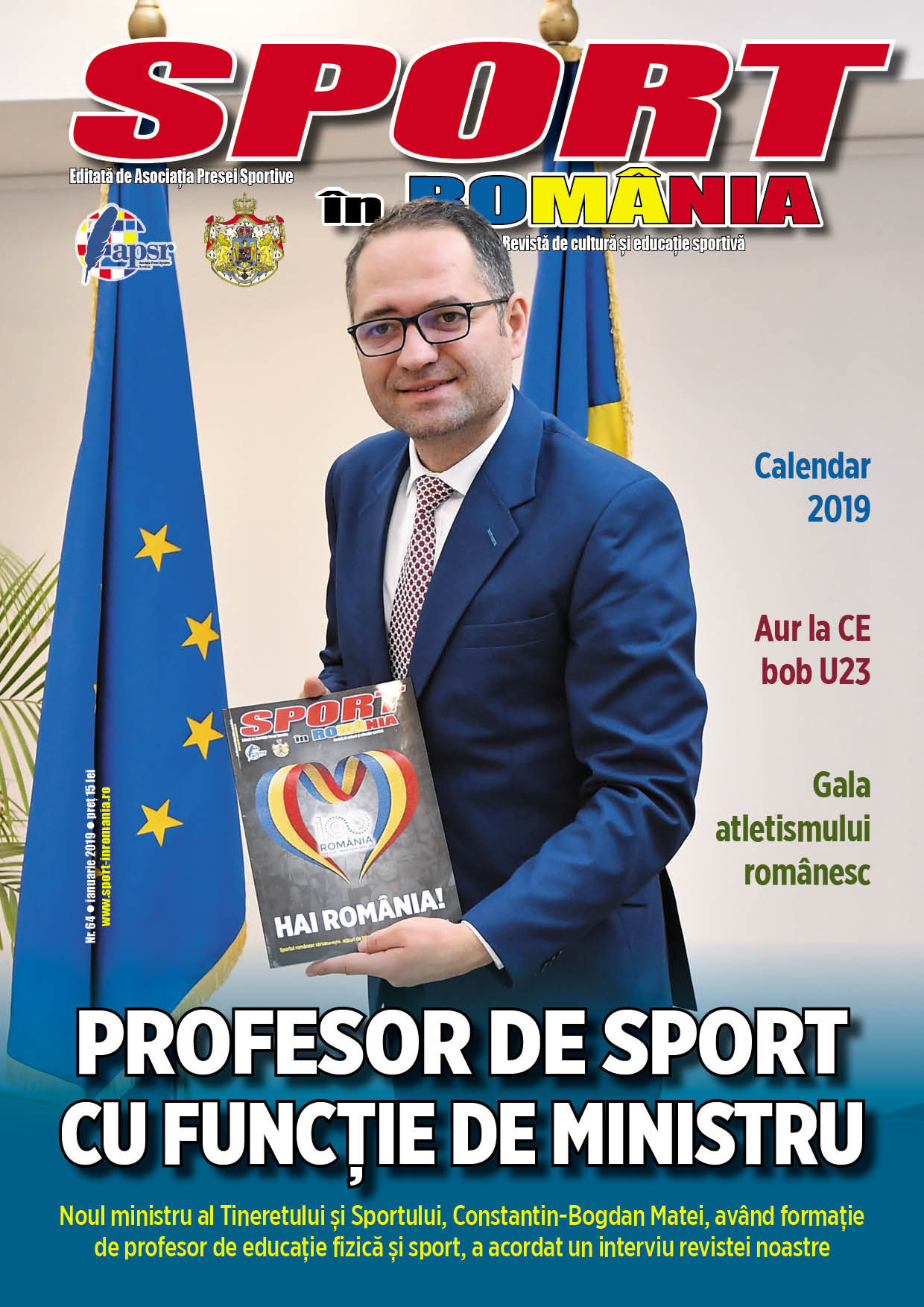 A apărut nr. 64 al revistei „Sport în România”