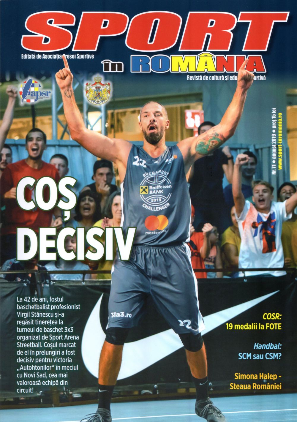 A apărut nr. 71 al revistei Sport în România