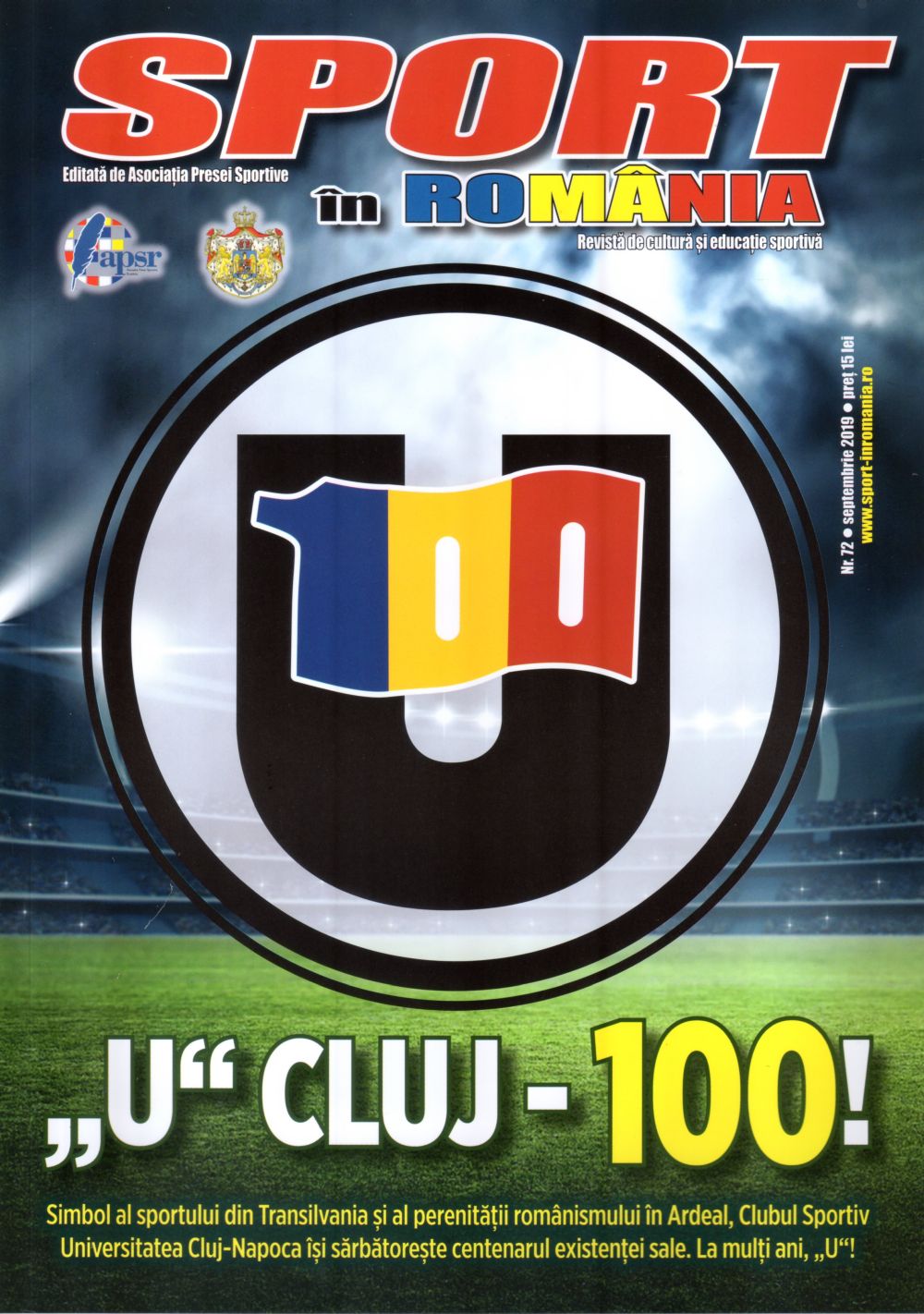 A apărut nr. 72 al revistei Sport în România
