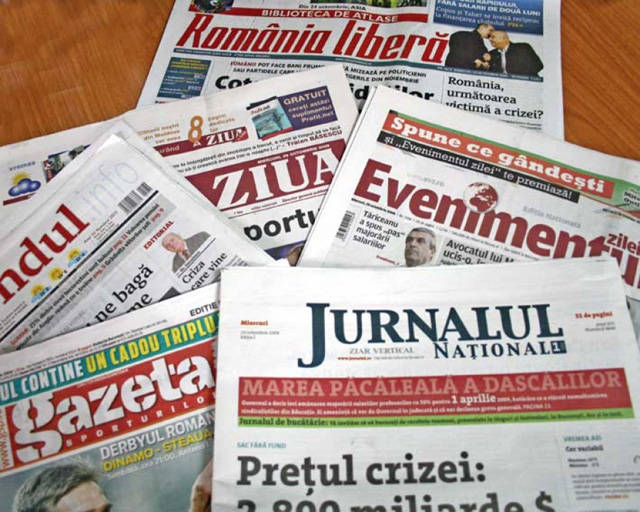 Guvernul va da bani pentru presa din România