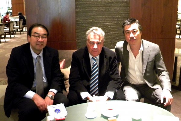 Emanuel Fantaneanu, membru al Comiteului Executiv al AIPS, s-a intalnit cu conducerea presei sportive japoneze