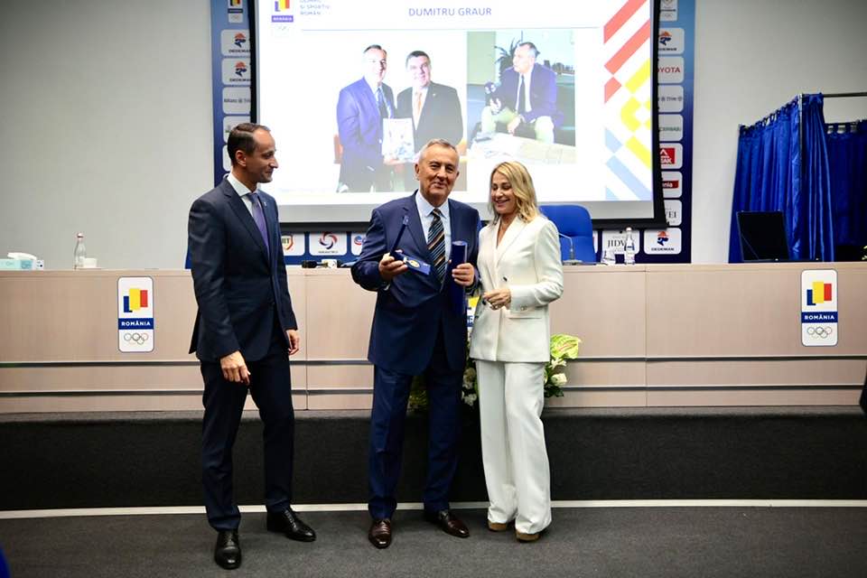 Dumitru Graur, premiat de COSR