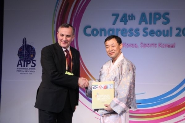 APS felicită Uniunea Presei Sportive din Coreea de Sud