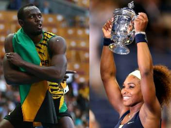 Usain Bolt şi Serena Williams, laureaţiii AIPS pe 2013