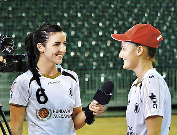 Abigail, handbalista „altfel“